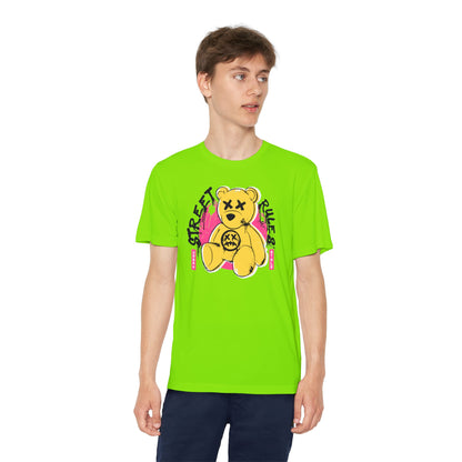 Street Bear Youth Tee - Trendy Graphic T-Shirt, Kids' Casual Wear, Birthday Gift, Streetwear Style, Cool Summer Shirt
