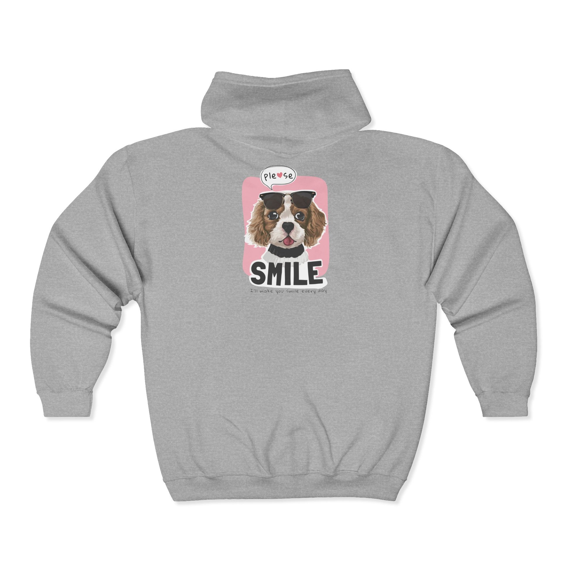Cavalier King Charles Spaniel Sunglasses Zip Hoodie