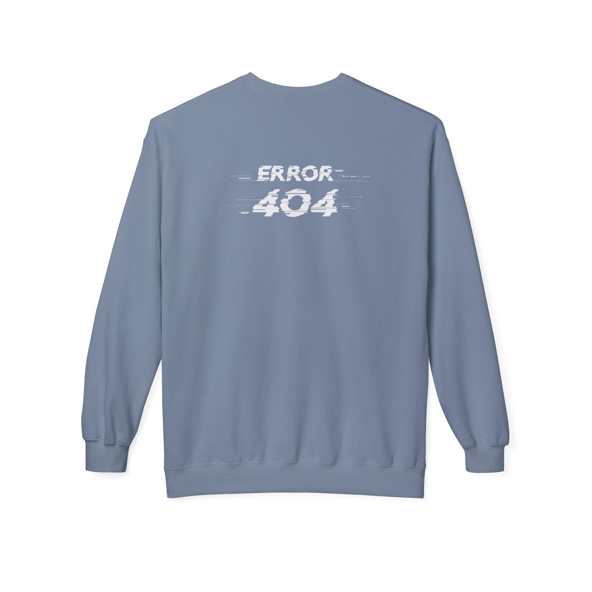 Error 404 Crewneck Sweatshirt, Funny Gift for Tech Lovers, Unisex Fleece Sweater, Casual Outfit, Geeky Humor Clothing