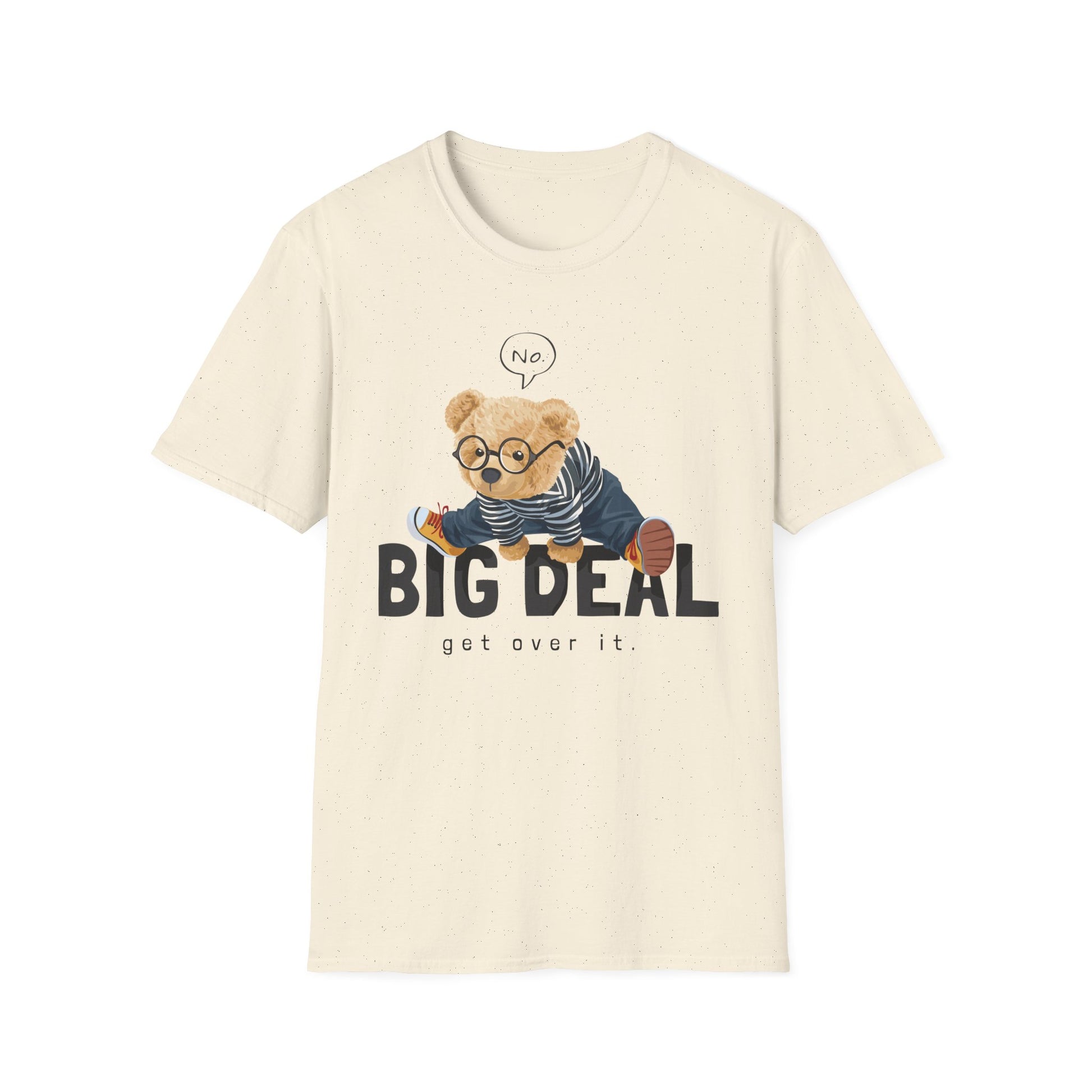 Playful Bear Graphic Tee - Unisex Softstyle T-Shirt, Casual Wear, Cute Gift, Birthday Shirt, Fun Statement Tee