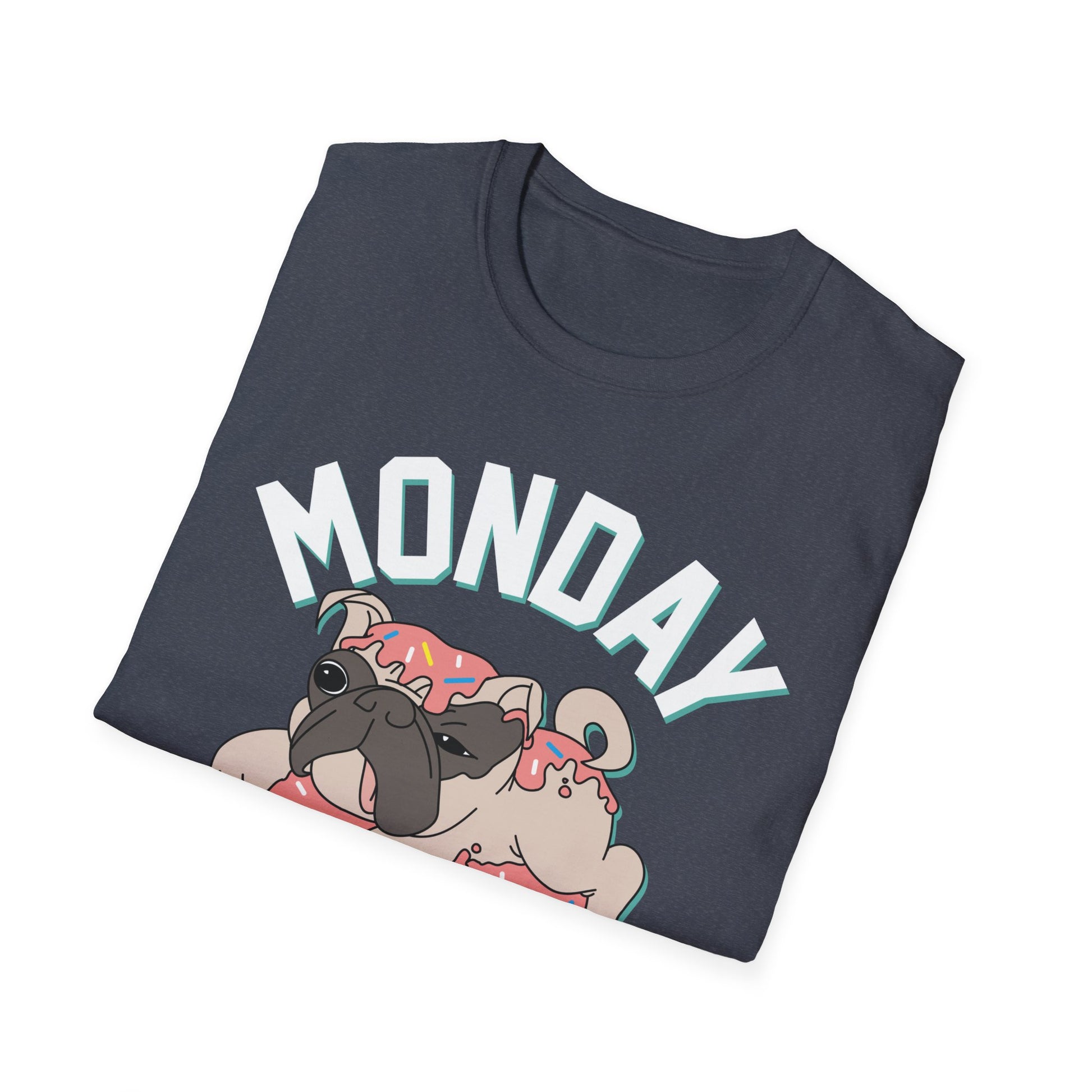 Cozy Cartoon Tee: Perfect for Lazy Days & Dog Lovers, Unisex Softstyle T-Shirt, Relaxed Fit, Casual Shirt, Cute Dog Design, Everyday Wear