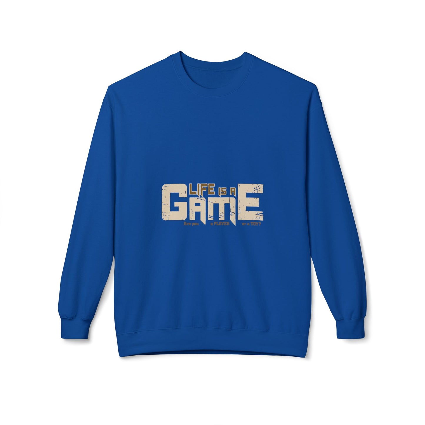 Game Life Unisex Sweatshirt, Soft Sweatshirt, Gamer Gift, Casual Wear, Birthday Gift, Inspirational Apparel Royal
