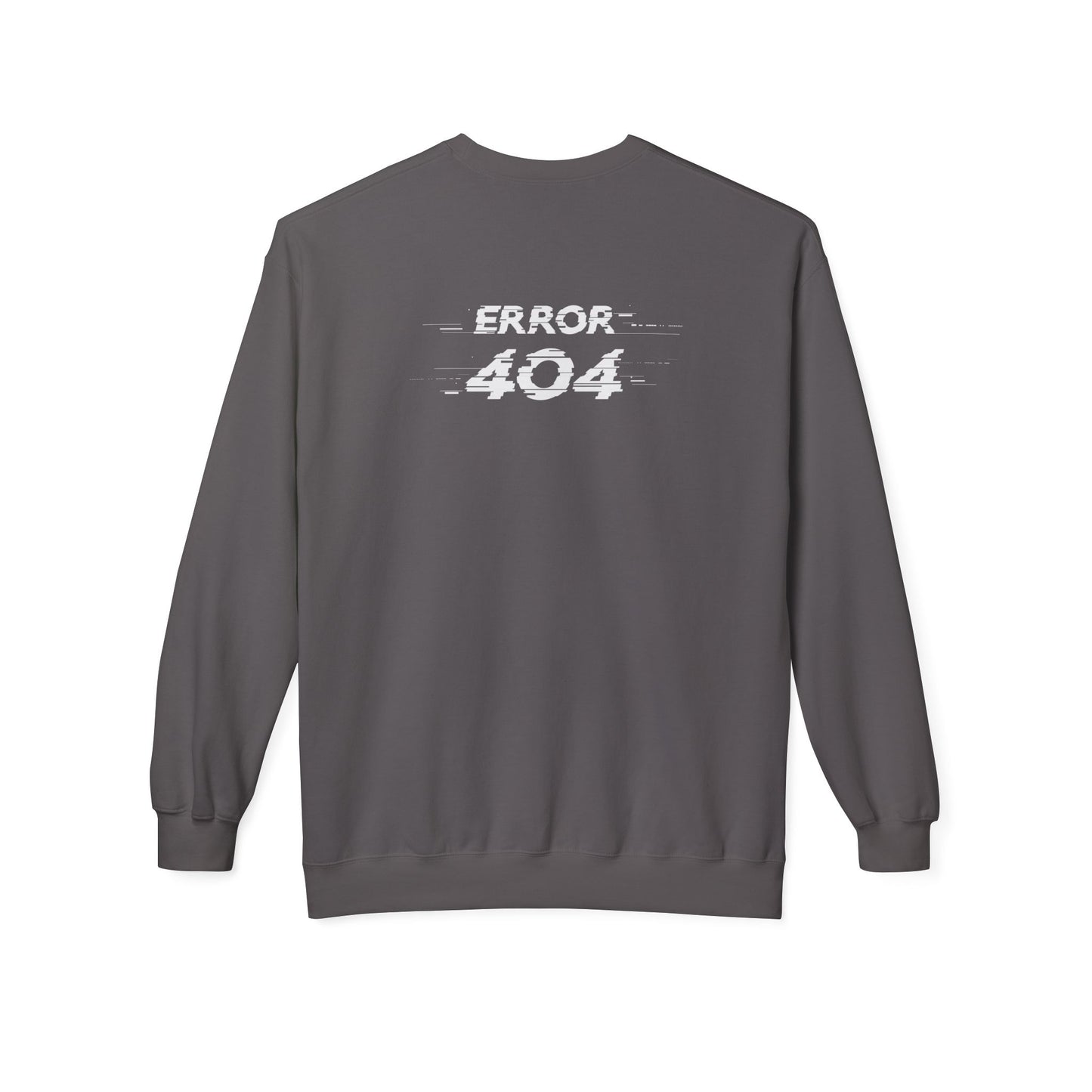Error 404 Crewneck Sweatshirt, Funny Gift for Tech Lovers, Unisex Fleece Sweater, Casual Outfit, Geeky Humor Clothing