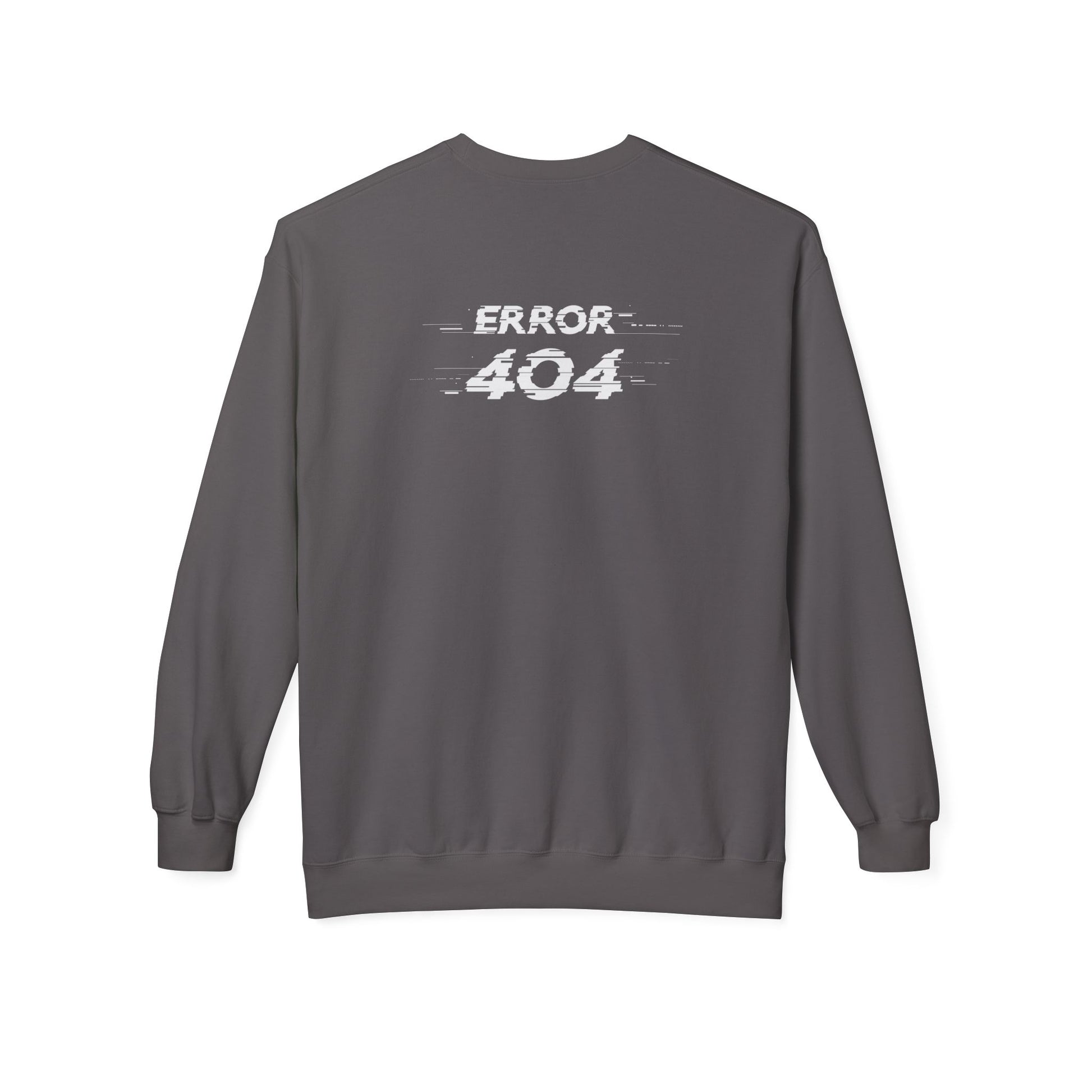 Error 404 Crewneck Sweatshirt, Funny Gift for Tech Lovers, Unisex Fleece Sweater, Casual Outfit, Geeky Humor Clothing