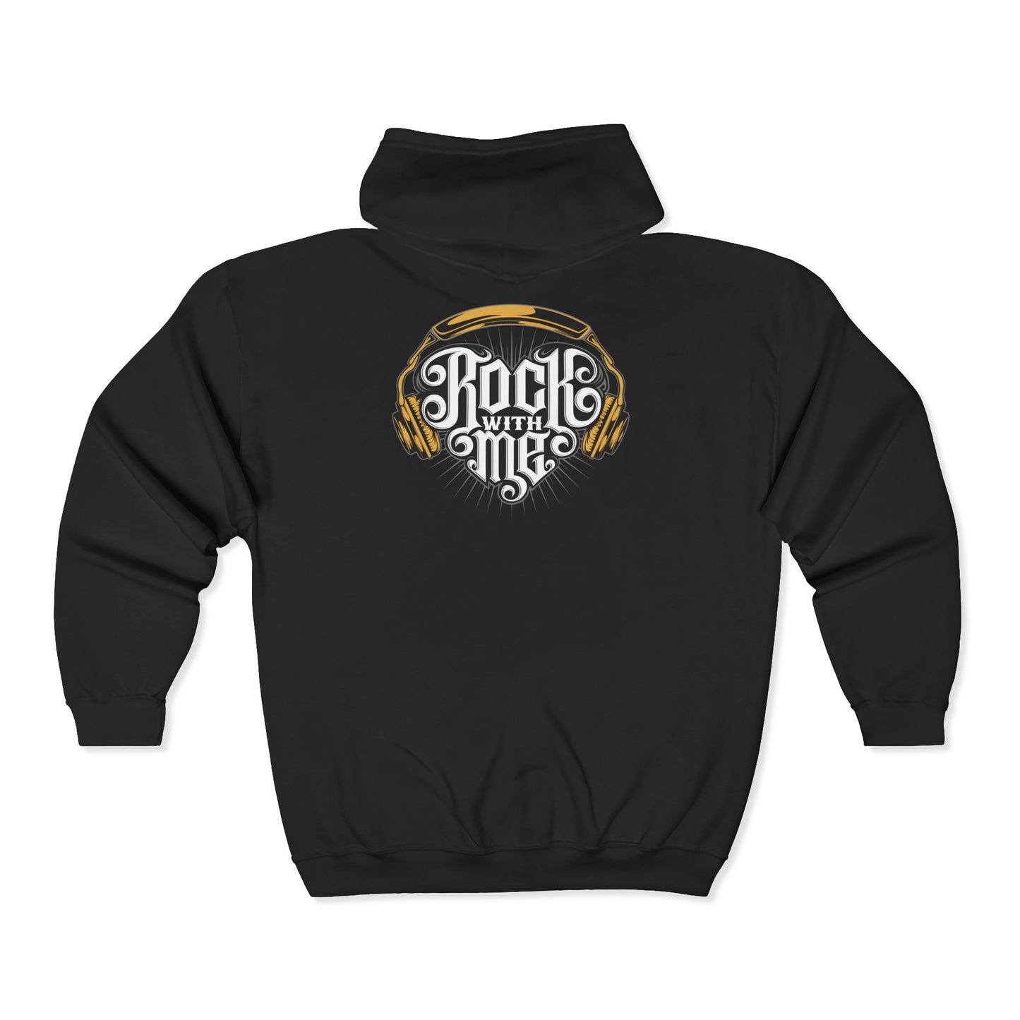 Rock with Me Hoodie, Unisex Heavy Blend Sweatshirt, Music Lover Gift, Concert Outfit, Festival Apparel, Casual Loungewear