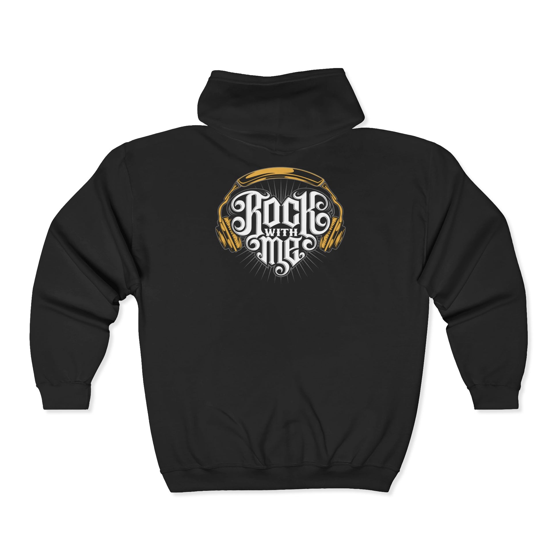 Rock with Me Hoodie, Unisex Heavy Blend Sweatshirt, Music Lover Gift, Concert Outfit, Festival Apparel, Casual Loungewear