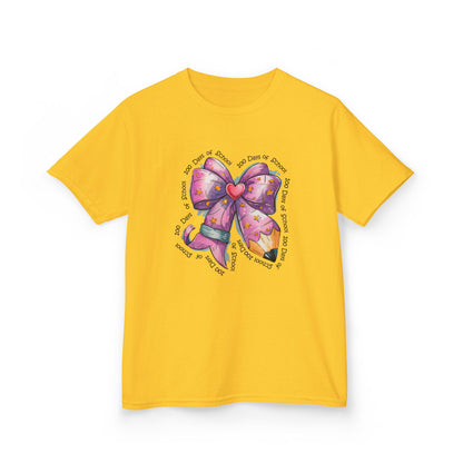 Kids Bow Graphic Tee, Birthday Gift for Girls, Cute Summer Top, Fun Kids Clothing, Birthday Party Attire, Playful Fashion Daisy