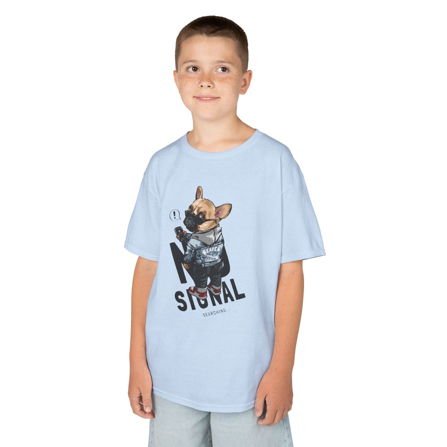 Kids Graphic Tee with Playful Dog Design, Casual Kids Tee, Pet Lovers Shirt, Fun Gift for Boys and Girls, Birthday Celebration Clothing