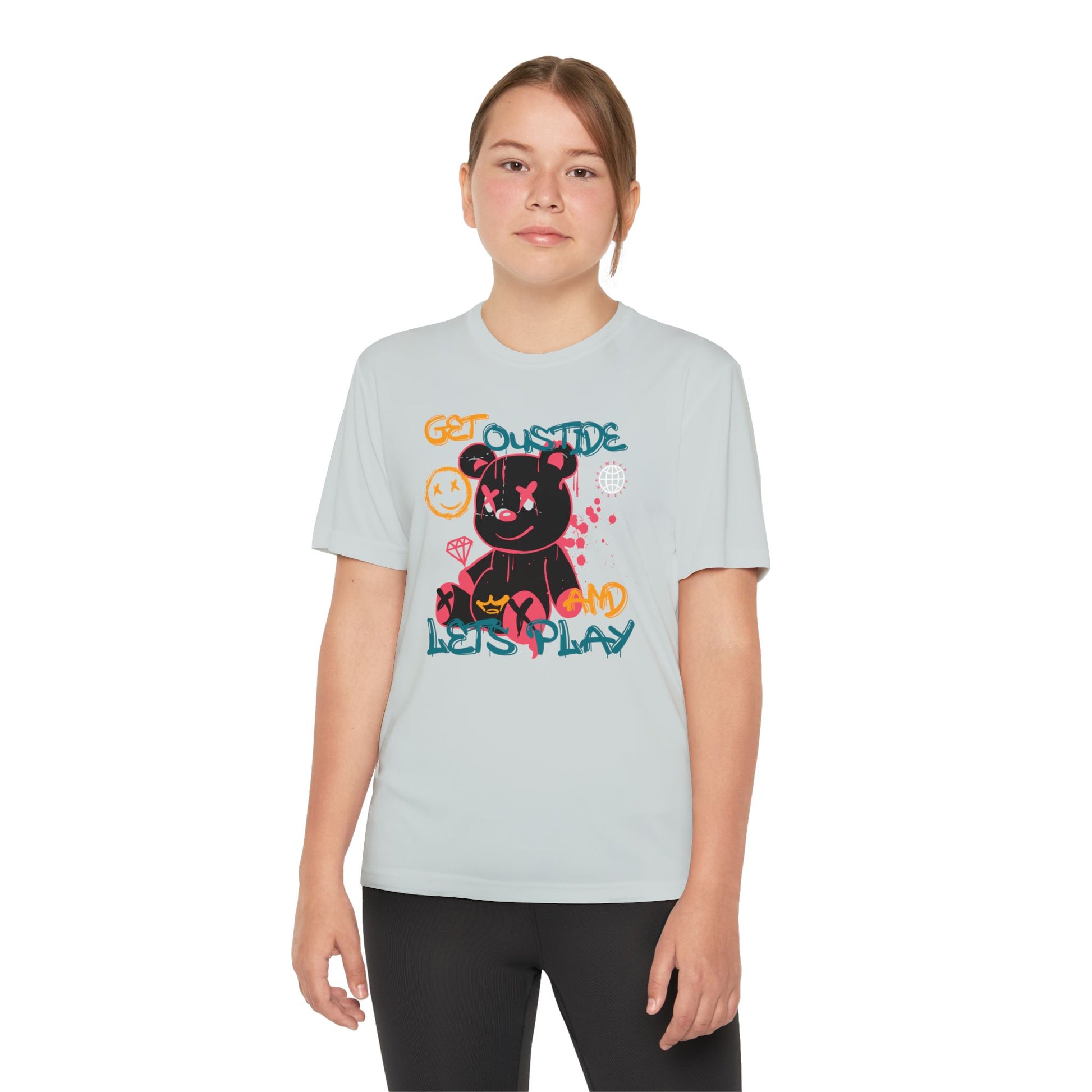 Youth Adventure T-Shirt - Get Outside and Play Kid's Tee, Fun Summer Top, Activewear, Outdoor Play, Gift for Boys and Girls