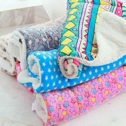 Cute Cat Blankets Dog Pet Mat