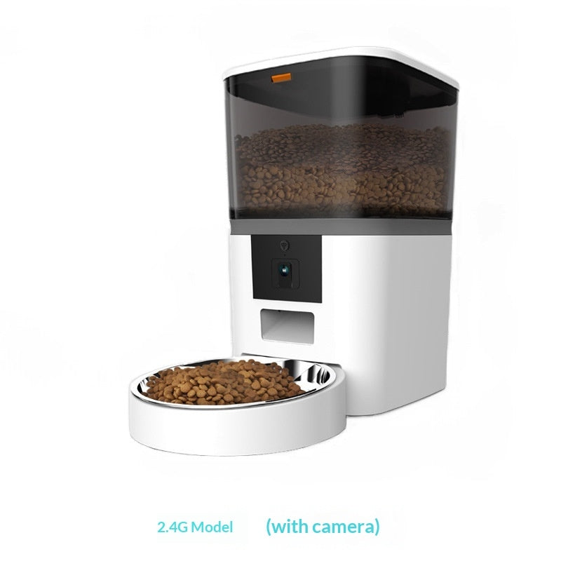 Video Camera With Adjustable Performance Pet Feeder 2.4G Video Version