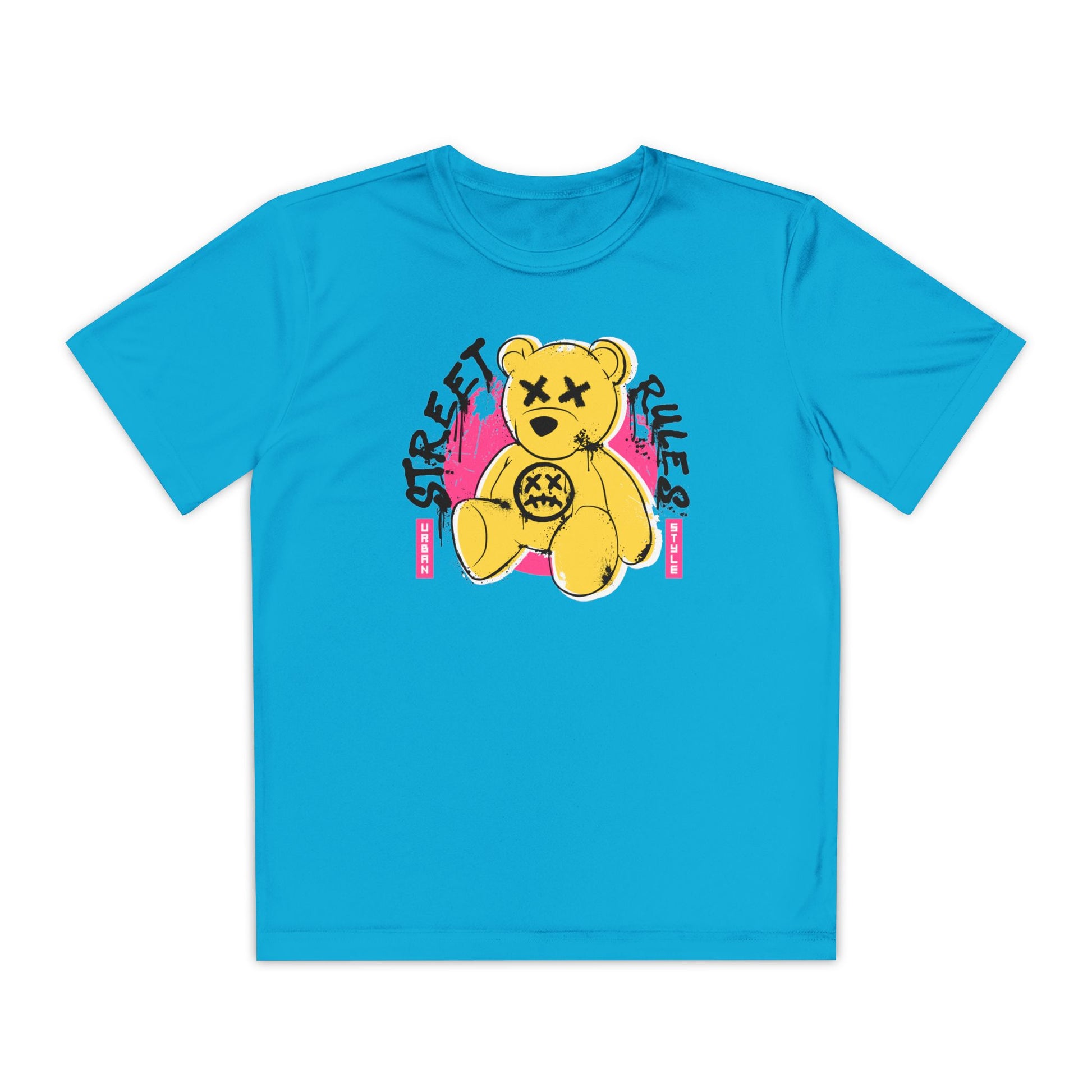 Street Bear Youth Tee - Trendy Graphic T-Shirt, Kids' Casual Wear, Birthday Gift, Streetwear Style, Cool Summer Shirt