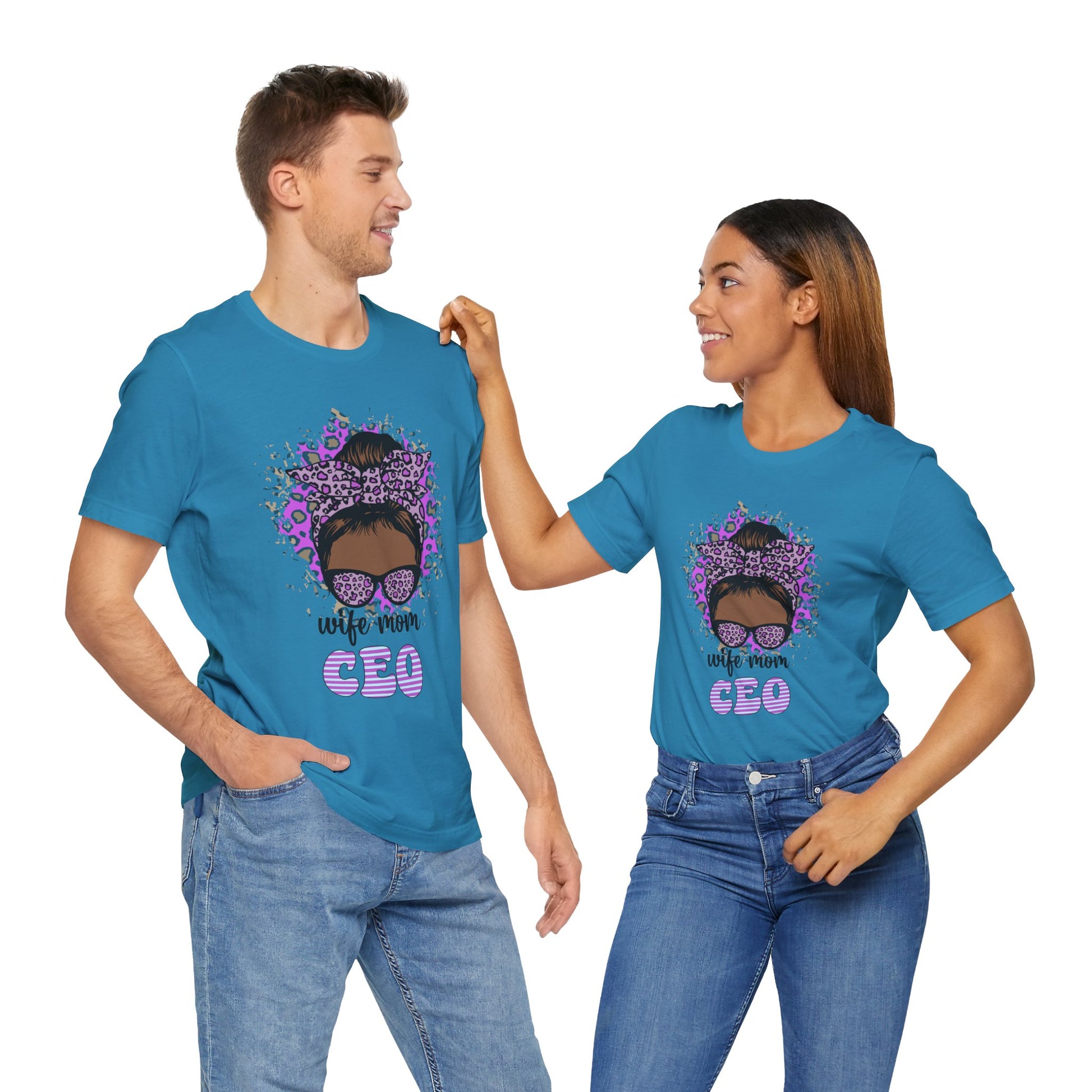 Wife Mom CEO T-Shirt: Empowering Tee for Moms, Gifts for Mother's Day, Women's Casual Wear, Motivational Apparel, Cute Graphic Tee