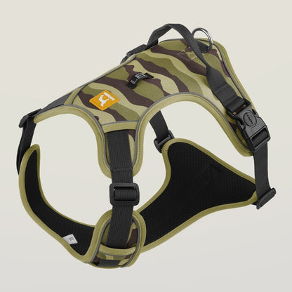 Dog Chest And Back Reflective Commuter Hand Holding Rope Army Green