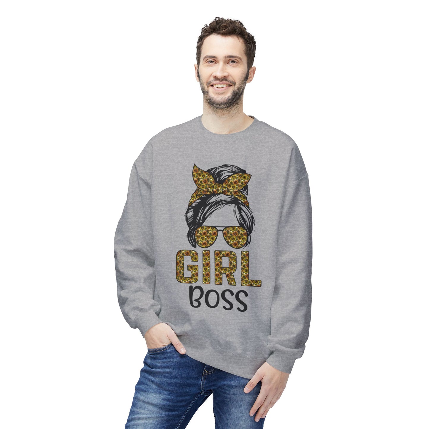 Empowerment Crewneck Sweatshirt, Girl Boss Sweatshirt, Women's Fashion, Cozy Style, Motivational Gift, Casual Wear