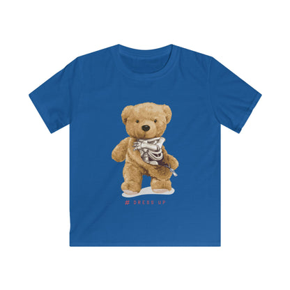 Cute Kids Teddy Bear Tee, Dress Up T-Shirt, Playful Children's Shirt, Birthday Gift for Kids, Cozy Casual Wear Royal