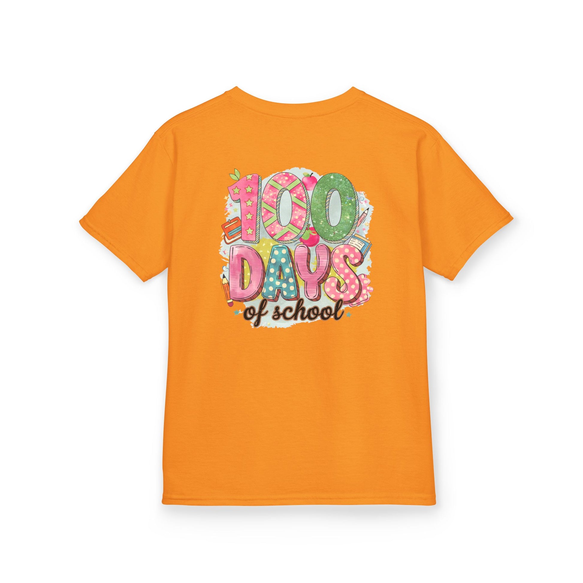 Kids 100 Days of School Tee, Fun t-shirt for kids, Milestone celebration shirt, Perfect for school events, Unique kids' apparel