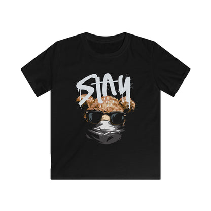 Stay Cool Kids Tee, Children's Graphic Tee, Fun Apparel for Boys & Girls, Birthday Gift, Casual Wear, Playdate Essential Black