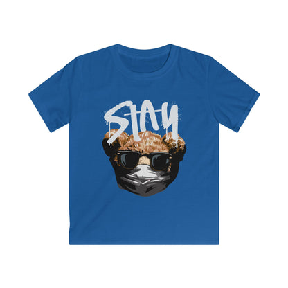 Stay Cool Kids Tee, Children's Graphic Tee, Fun Apparel for Boys & Girls, Birthday Gift, Casual Wear, Playdate Essential Royal