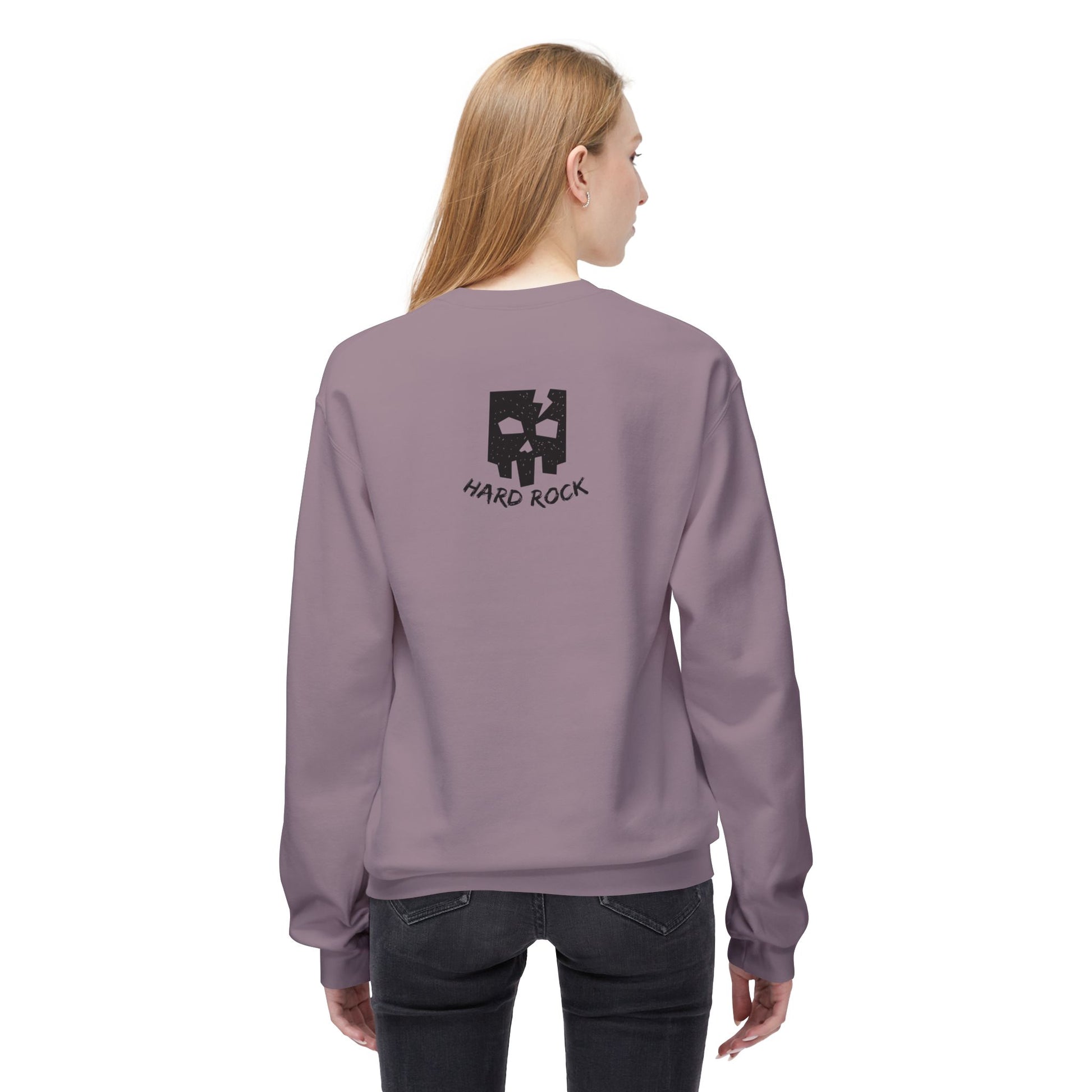 Unisex Hard Rock Sweatshirt, Cozy Music Lover Gift, Trendy Casual Wear, Perfect for Concerts, Birthday Present, Halloween Outfit