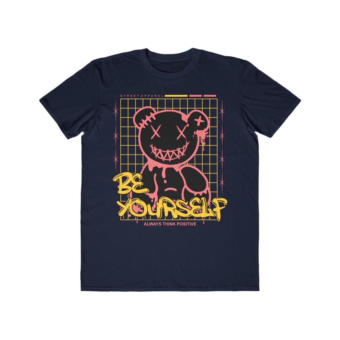 Urban Wear For Men - Be Yourself - Casual Streetwear, Positive Vibes, Gift for Him, Everyday Wear, Trendy Apparel Navy