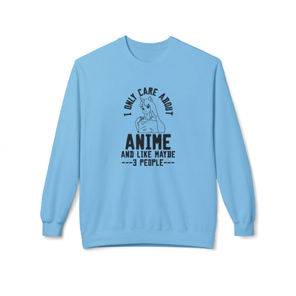 Anime Lover Crewneck Sweatshirt - Perfect for Gift, Casual Wear, Cosplay, Anime Events, Pop Culture Enthusiasts Sky