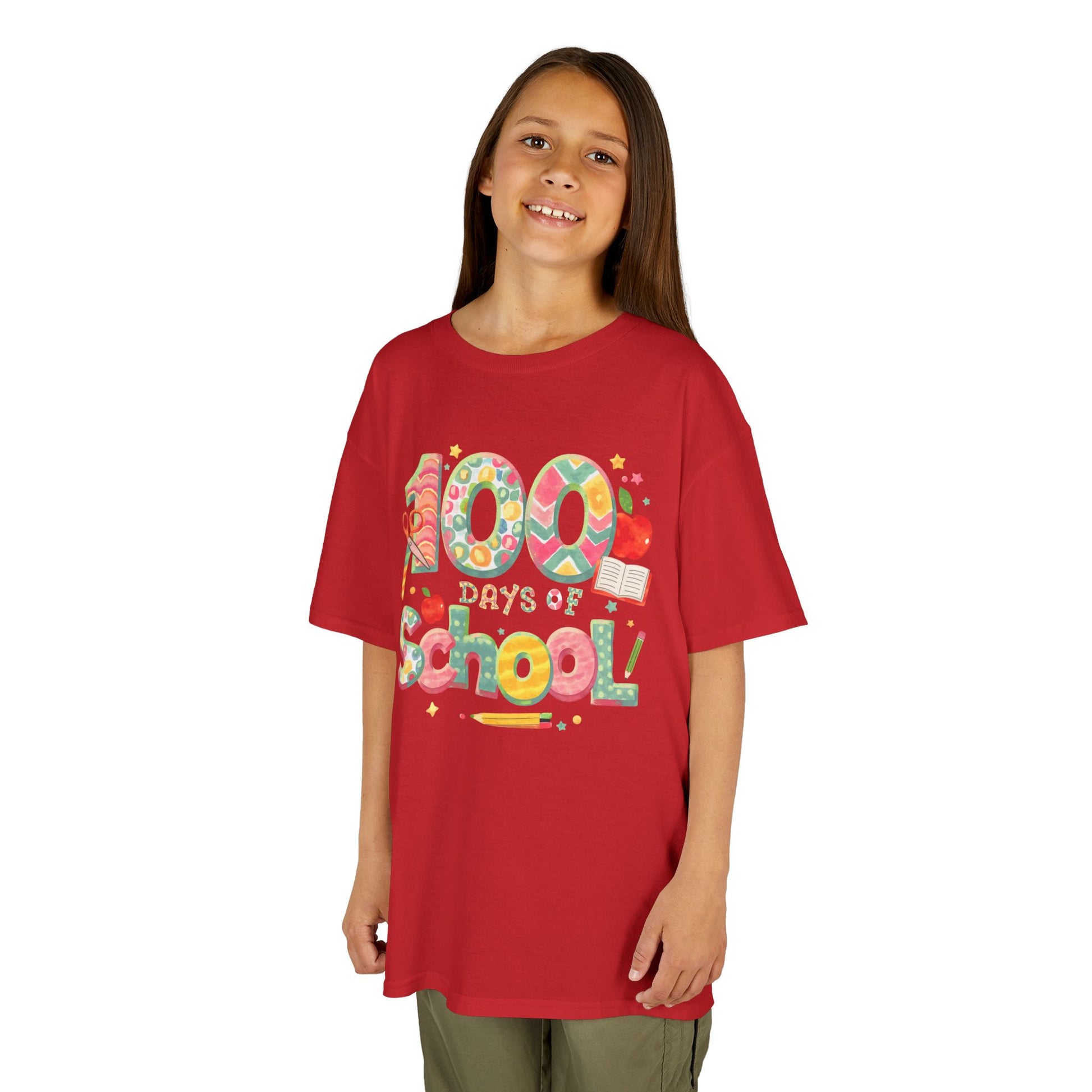 Kids School Celebration Tee - 100 Days of School, Class Shirt, Back to School Outfit, Fun Teacher Gift, Kids Education Apparel