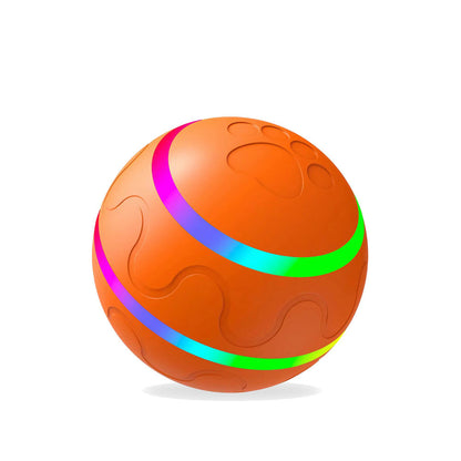 Pet New Cat Wicked Ball Toy Intelligent Ball USB Cat Toys Self Rotating Ball Automatic Rotation Ball Orange Self hi version