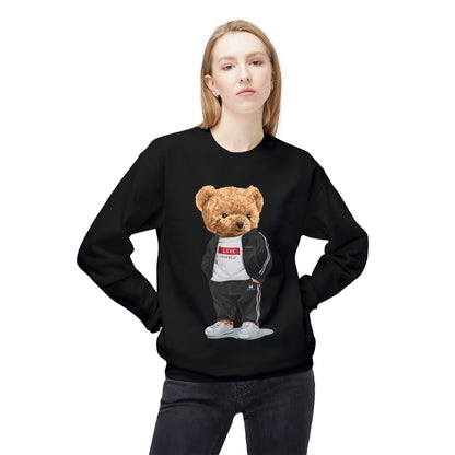 Teddy Bear Sweatshirt - Perfect for Teens, Gifts, Casual Wear, Winter Essentials, Cute Graphic Apparel