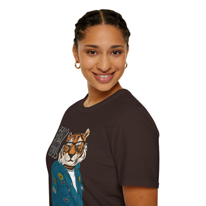 Cool Tiger Graphic T-Shirt | Stay Cool Tee, Unisex Sizes, Casual Wear, Gift for Animal Lovers, Everyday Style