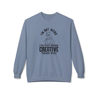 Creative & Unique Sweatshirt for Artists, Perfect Gift for Creatives, Quirky Quote Crewneck