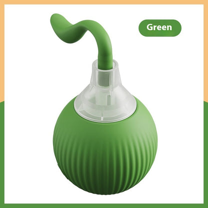 Interactive Cat Toy Ball Super Drive Cat Rolling Ball Magic Tail Style Green