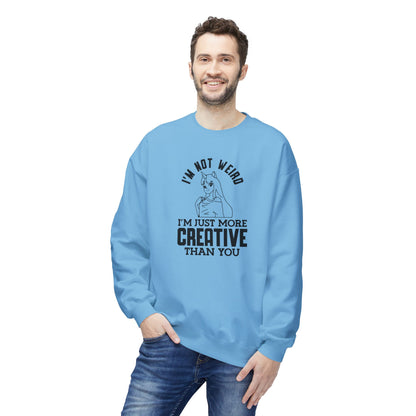 Creative & Unique Sweatshirt for Artists, Perfect Gift for Creatives, Quirky Quote Crewneck