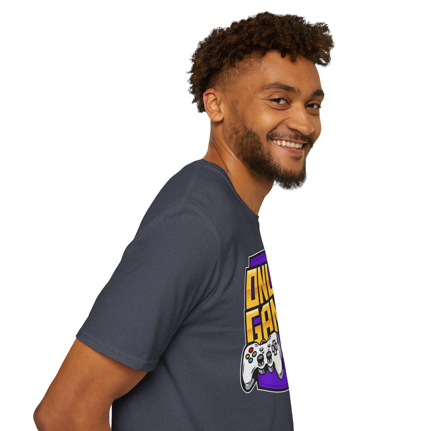 Unisex Softstyle Gaming T-Shirt, Retro Online Games Tee, Gift for Gamers, Casual Wear, Birthday and Holiday Apparel