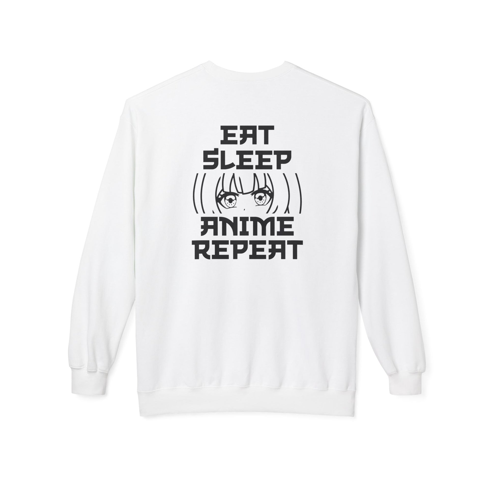 Anime Fan Crewneck Sweatshirt, Cozy Fleece, Gift for Anime Lovers, Casual Wear, Funny Sweatshirt