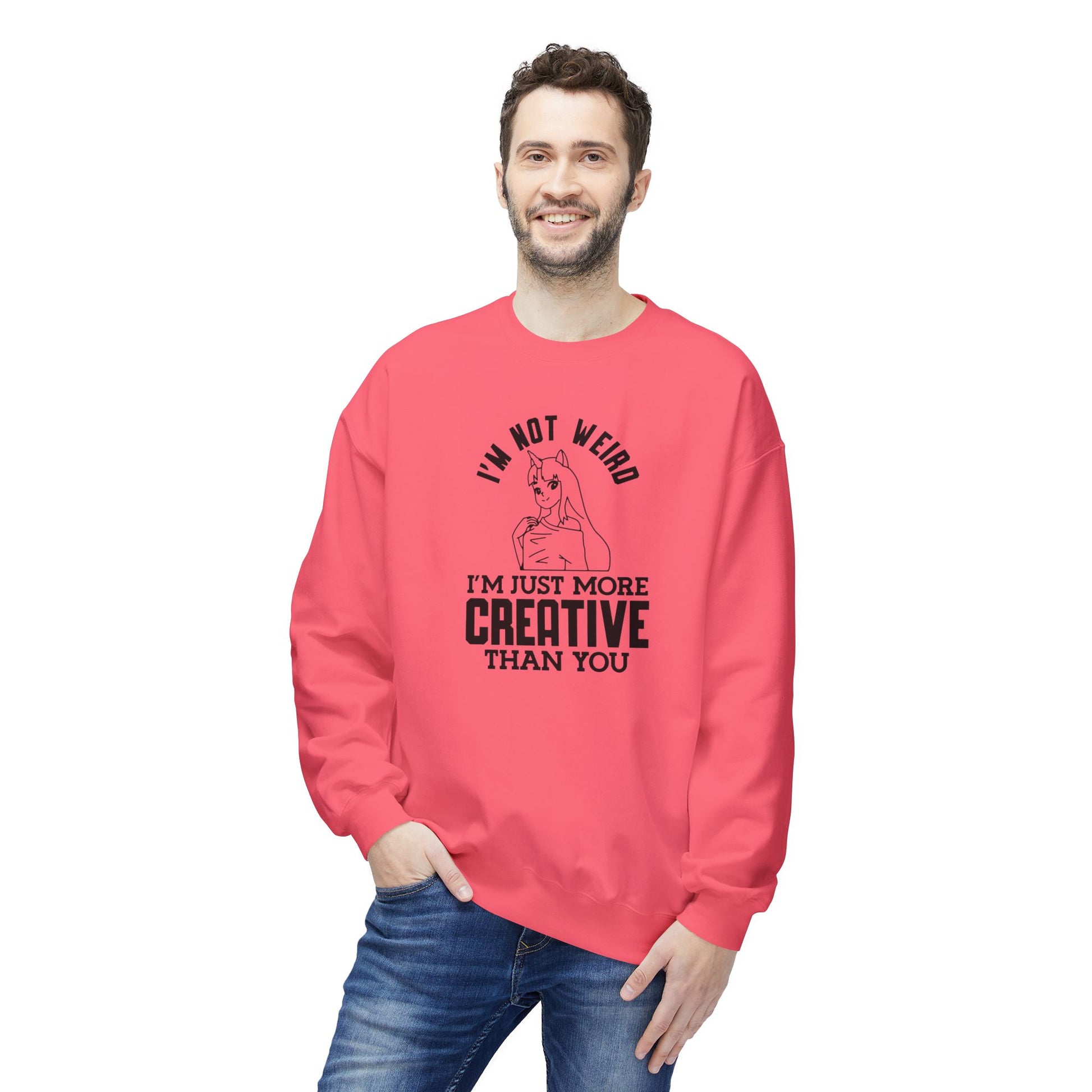 Creative & Unique Sweatshirt for Artists, Perfect Gift for Creatives, Quirky Quote Crewneck
