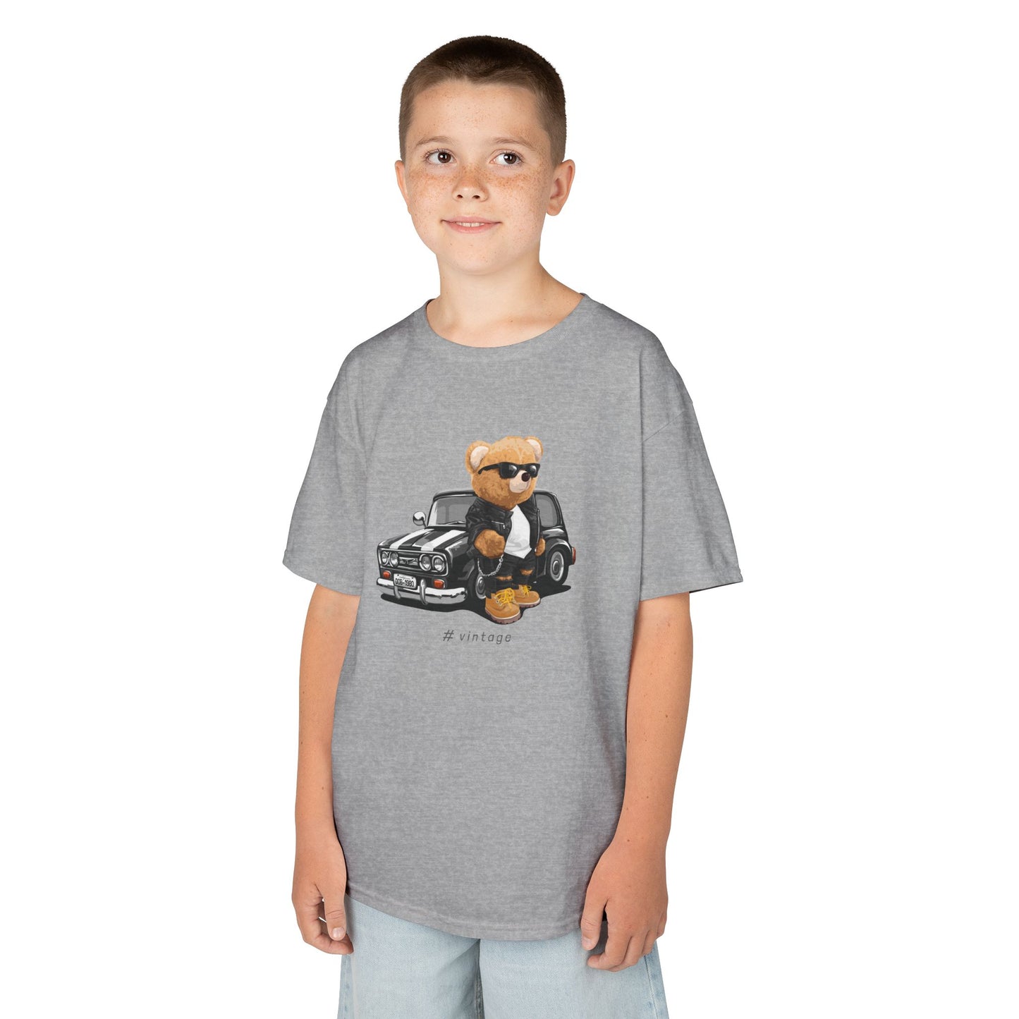 Cool Bear Kid's Tee, Funky Kids Shirt, Fun Summer Tee, Toddler Fashion, Gift for Kids Birthday