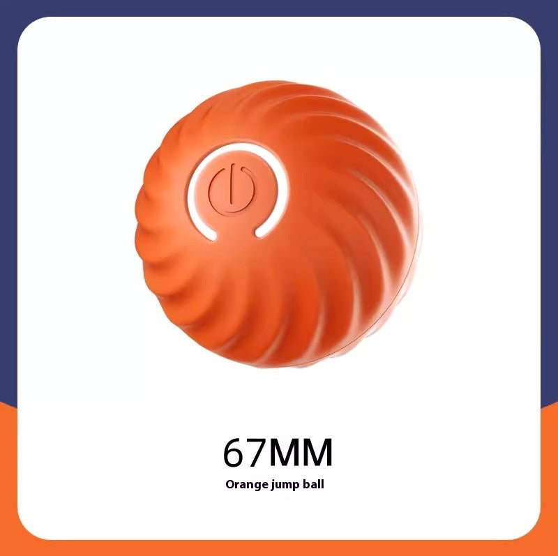 Pet Dog Rubber Ball Toys For Dogs Resistance To Bite Dog Chew Toys Puppy Pets Dogs Training Products Orange 67mm