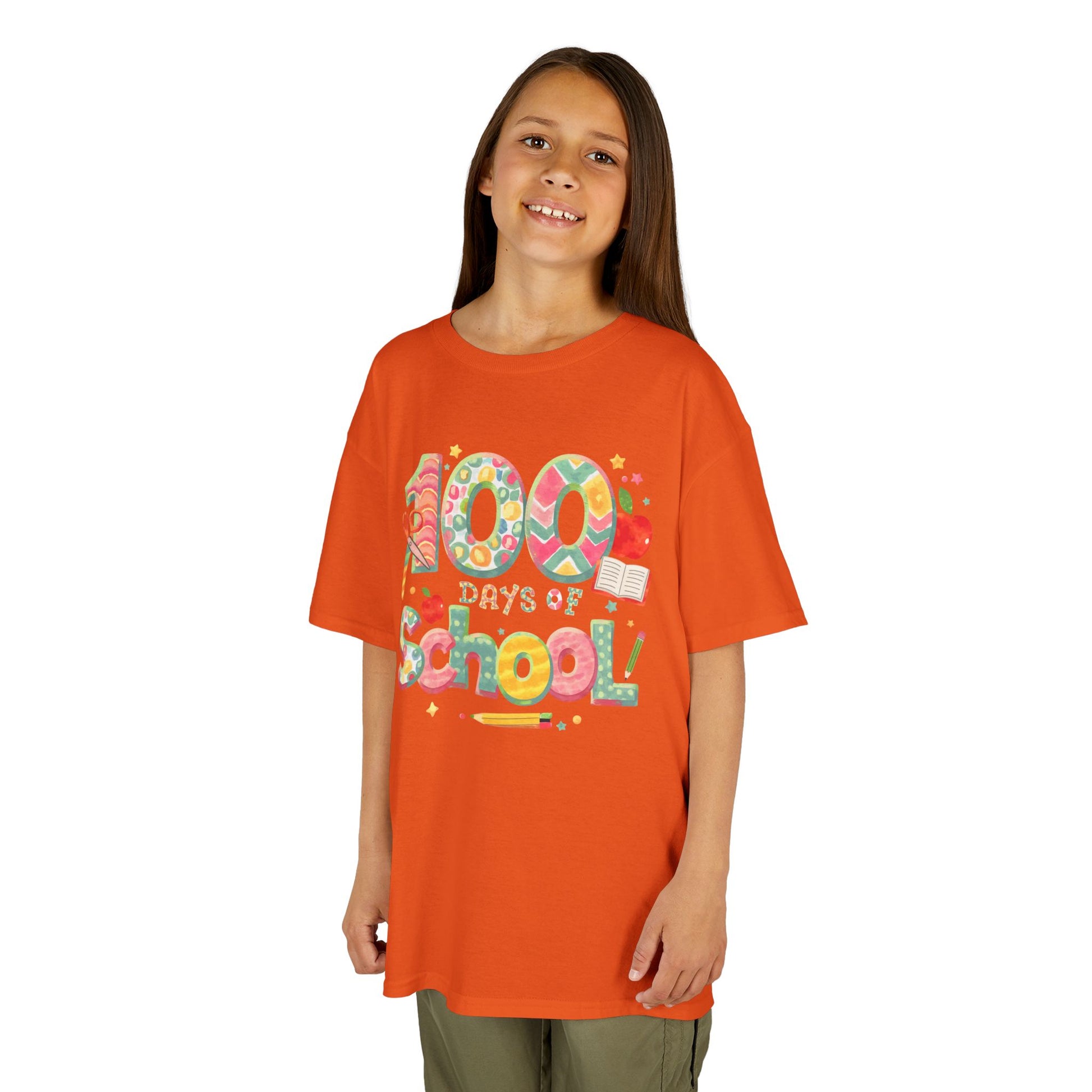 Kids School Celebration Tee - 100 Days of School, Class Shirt, Back to School Outfit, Fun Teacher Gift, Kids Education Apparel