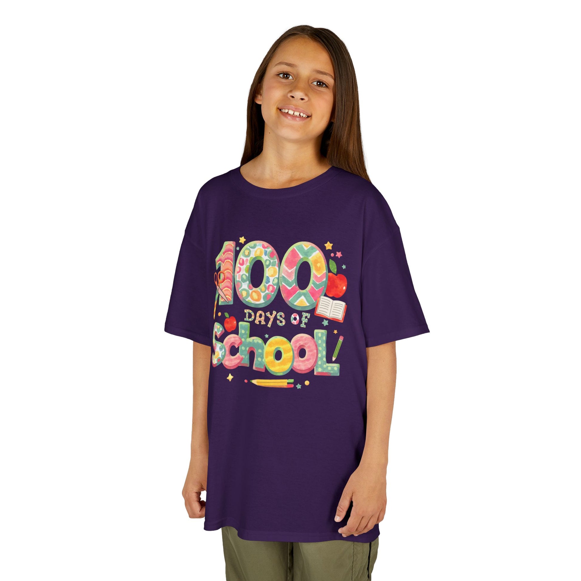 Kids School Celebration Tee - 100 Days of School, Class Shirt, Back to School Outfit, Fun Teacher Gift, Kids Education Apparel