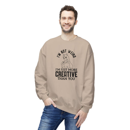 Creative & Unique Sweatshirt for Artists, Perfect Gift for Creatives, Quirky Quote Crewneck