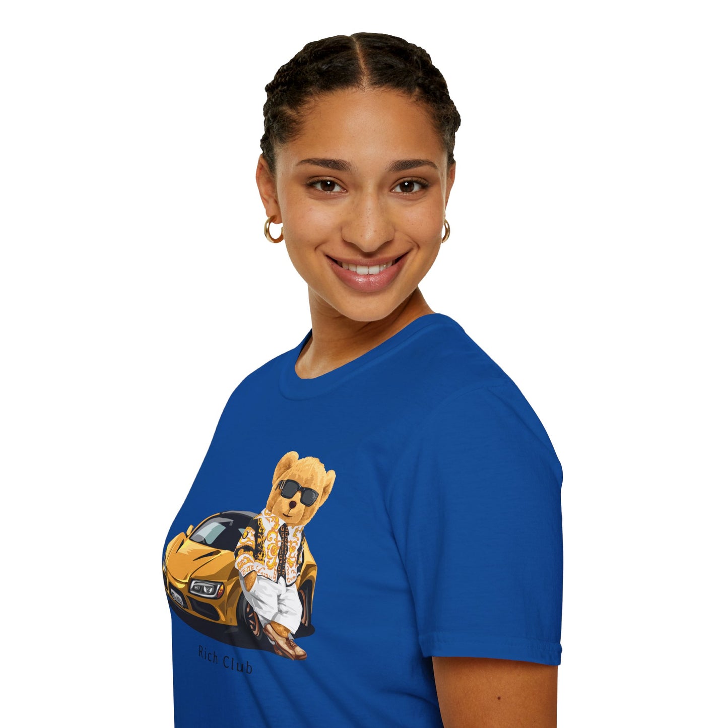 Luxury Lifestyle Bear T-Shirt, Vintage Car Tee, Unisex Graphic Shirt, Cool Fashion Apparel, Gift for Car Enthusiasts