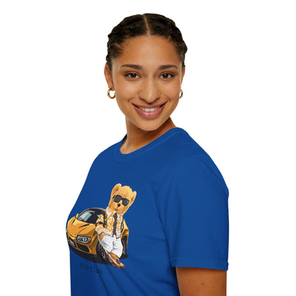 Luxury Lifestyle Bear T-Shirt, Vintage Car Tee, Unisex Graphic Shirt, Cool Fashion Apparel, Gift for Car Enthusiasts