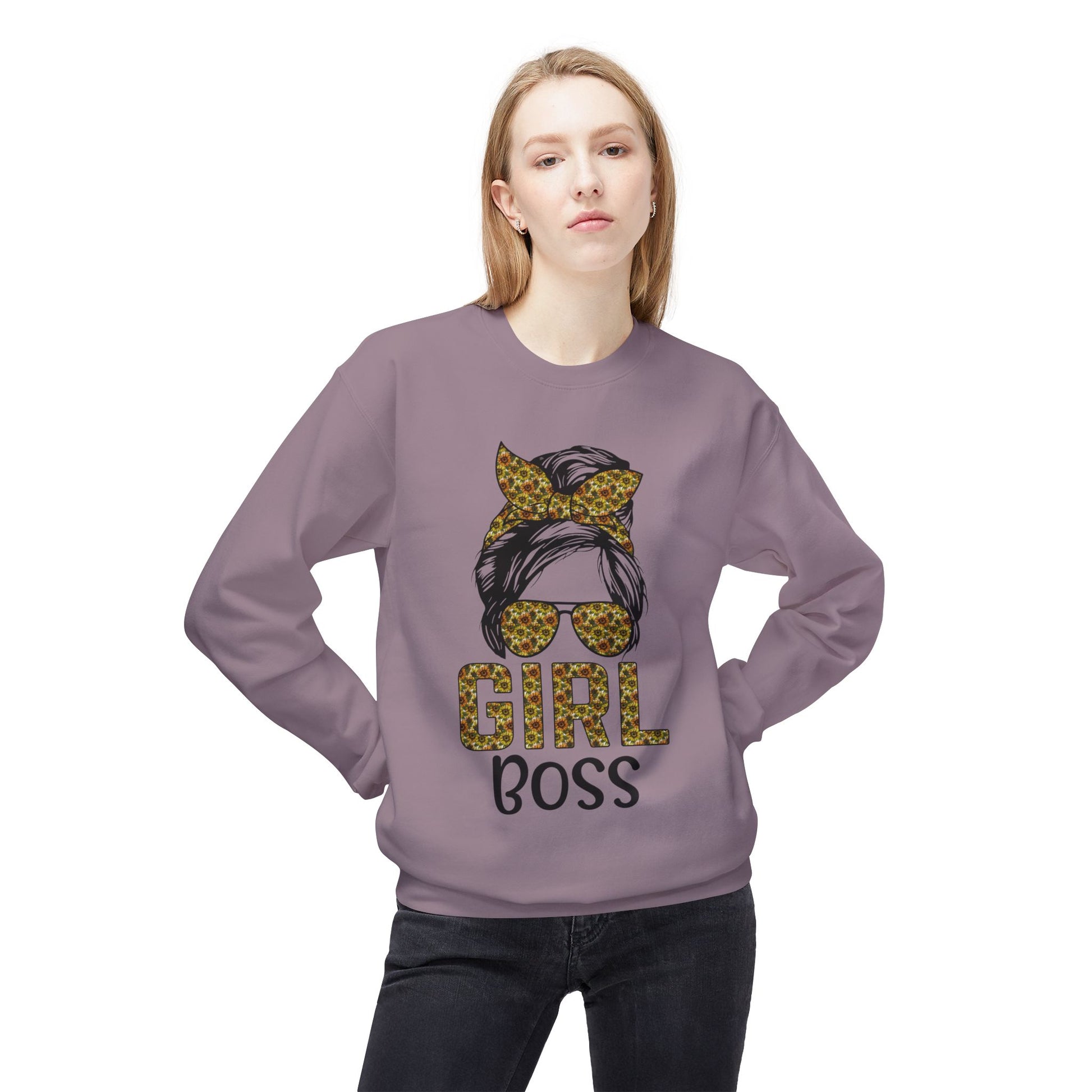 Empowerment Crewneck Sweatshirt, Girl Boss Sweatshirt, Women's Fashion, Cozy Style, Motivational Gift, Casual Wear
