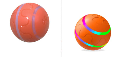 Pet New Cat Wicked Ball Toy Intelligent Ball USB Cat Toys Self Rotating Ball Automatic Rotation Ball Orange Set