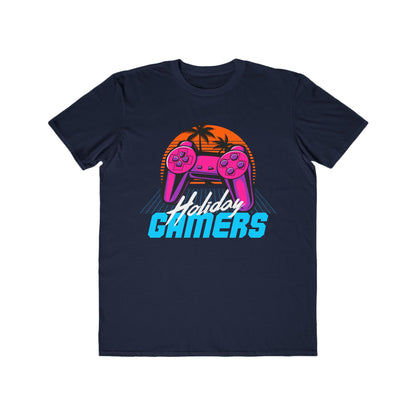 Men's Gaming Holiday Tee, Perfect for Gamers, Summer Vibes, Gift for Birthdays, Casual Wear, Collector's Item Navy