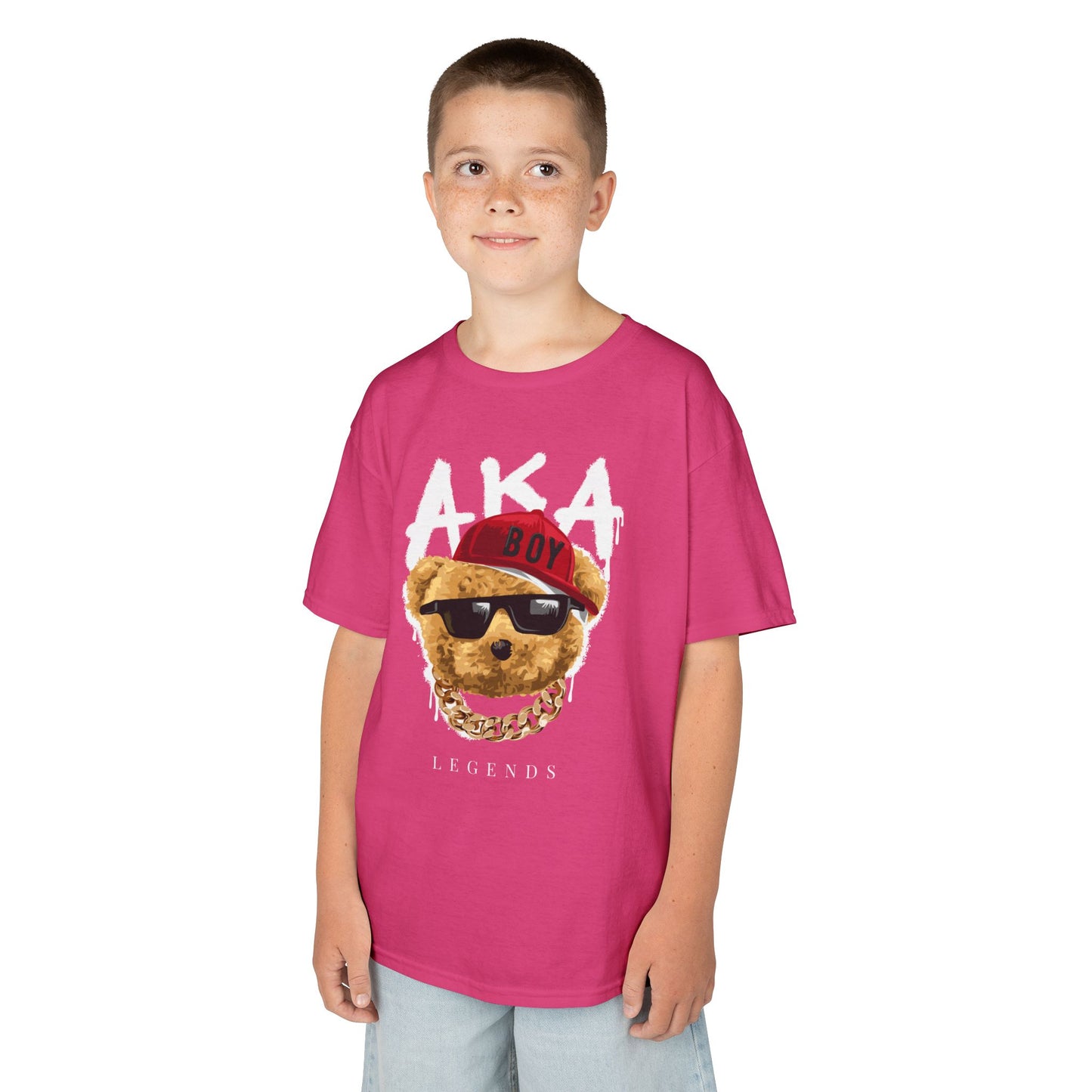 Fun Trendy Kids Tee, Cool Kid Shirt, Bear Graphic Tee, Gift for Boys, Casual Everyday Wear