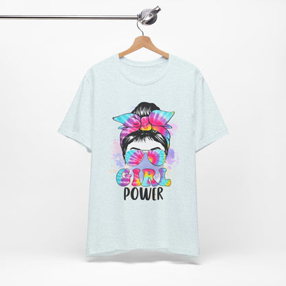 Empowering Girl Power Tee, Unisex T-Shirt for Girls, Feminist Apparel, Gift for Her, Cute Summer Top, Casual Statement Shirt