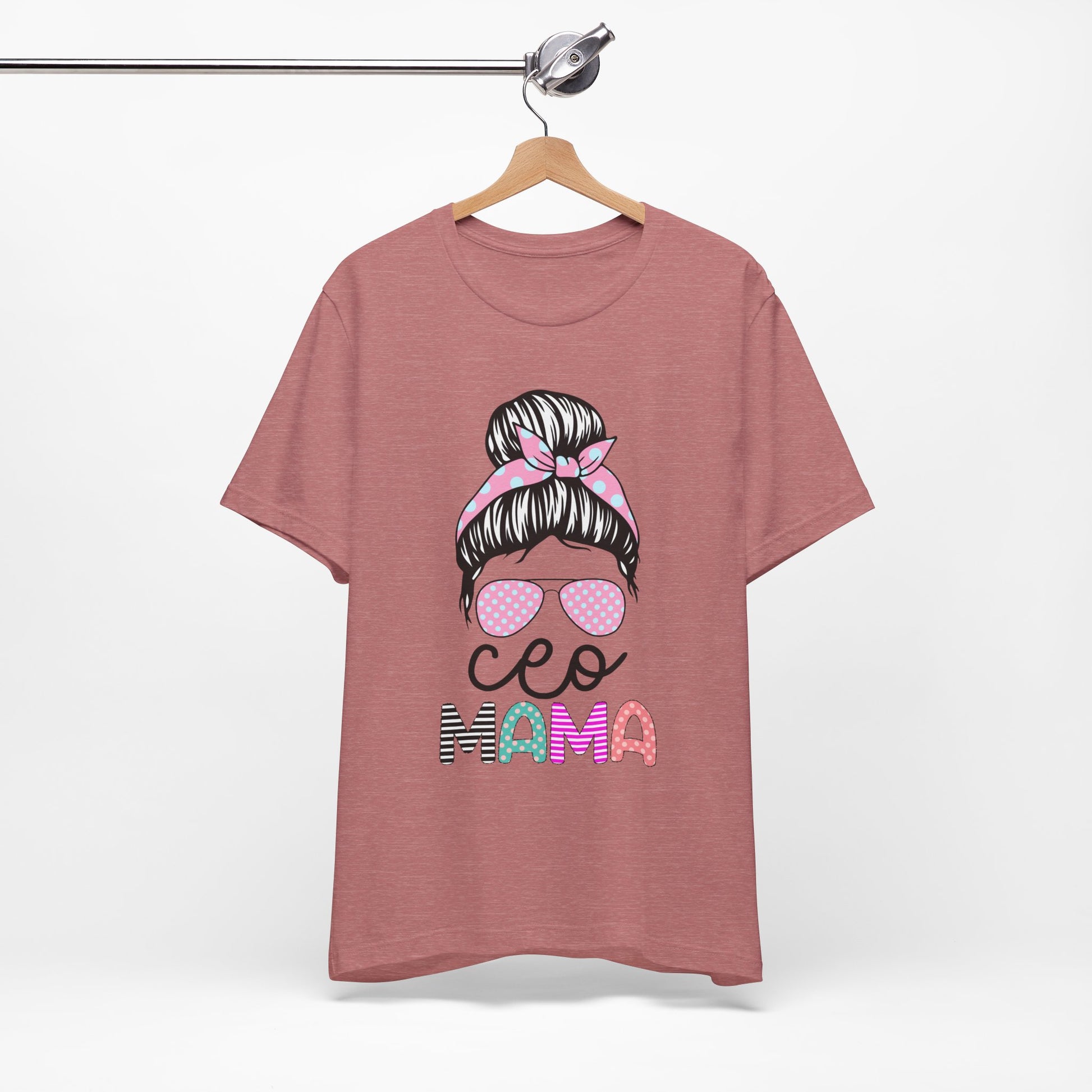 CEO Mama Graphic Tee, Unisex T-Shirt for Moms, Gift for New Mothers, Casual Summer Top, Fun Parenting Apparel, Mother's Day Gift