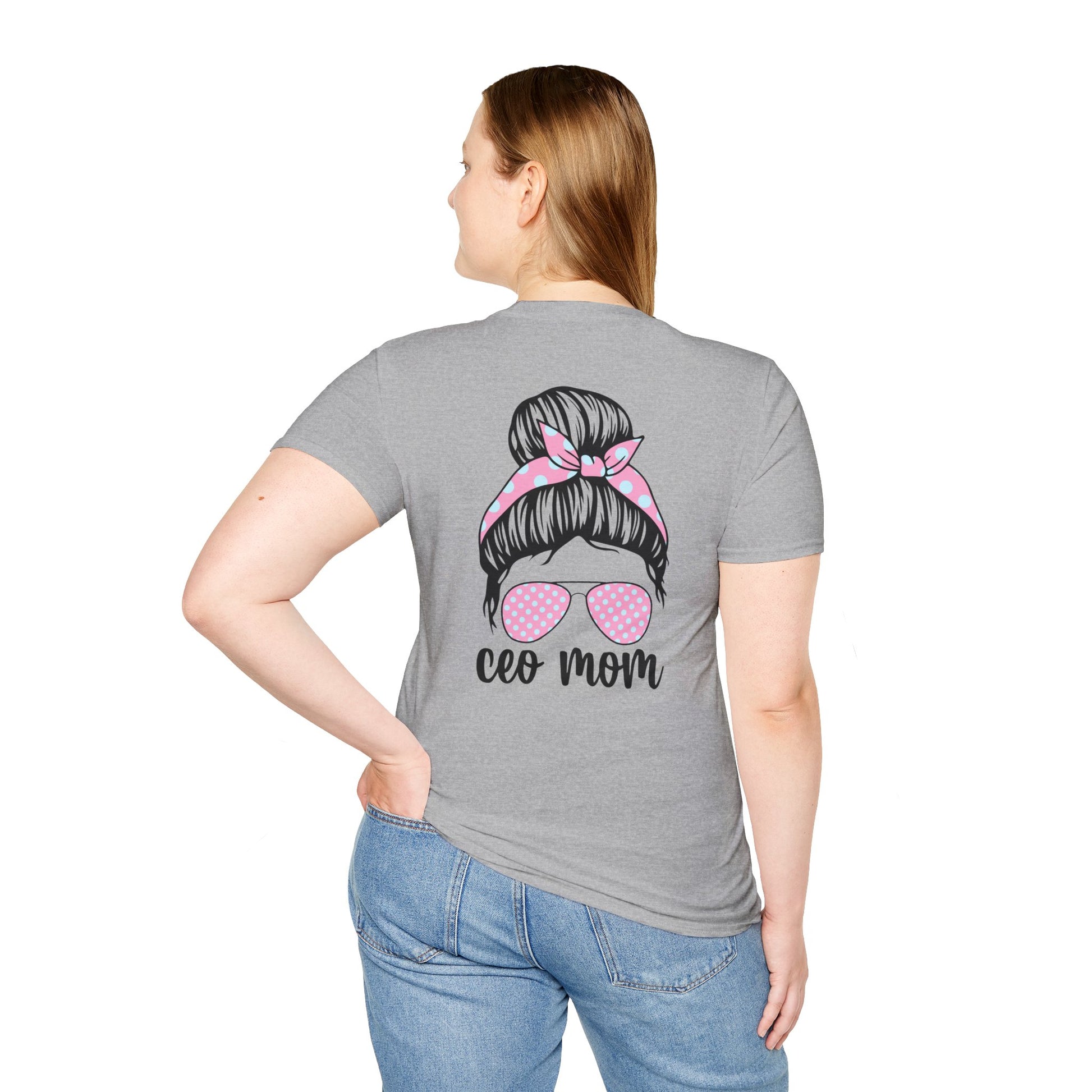 CEO Mom T-Shirt: Casual Gift for Mother's Day, Birthday, or Everyday Wear, Perfect for Stylish Moms